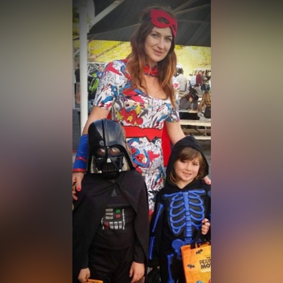 Marvel mini dress. Sz M, stretchy, cute - Picture 5 of 5